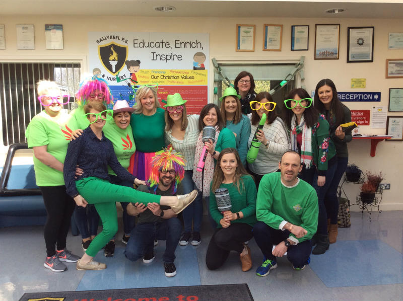 Ballykeel Staff Go Green